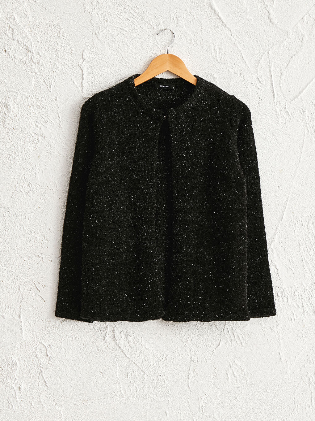 Cardigan en tricot épais brillant