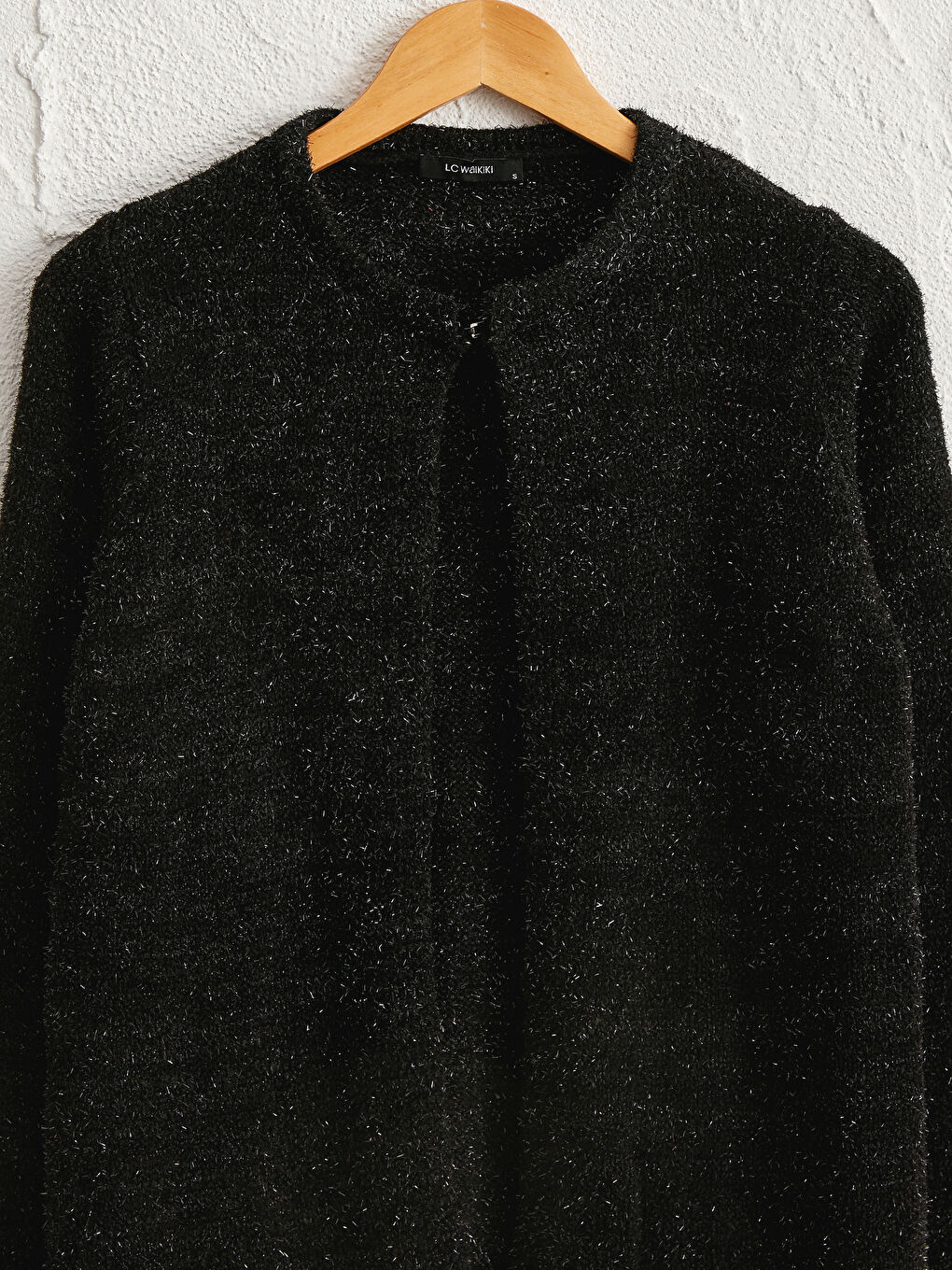 Cardigan en tricot épais brillant-2