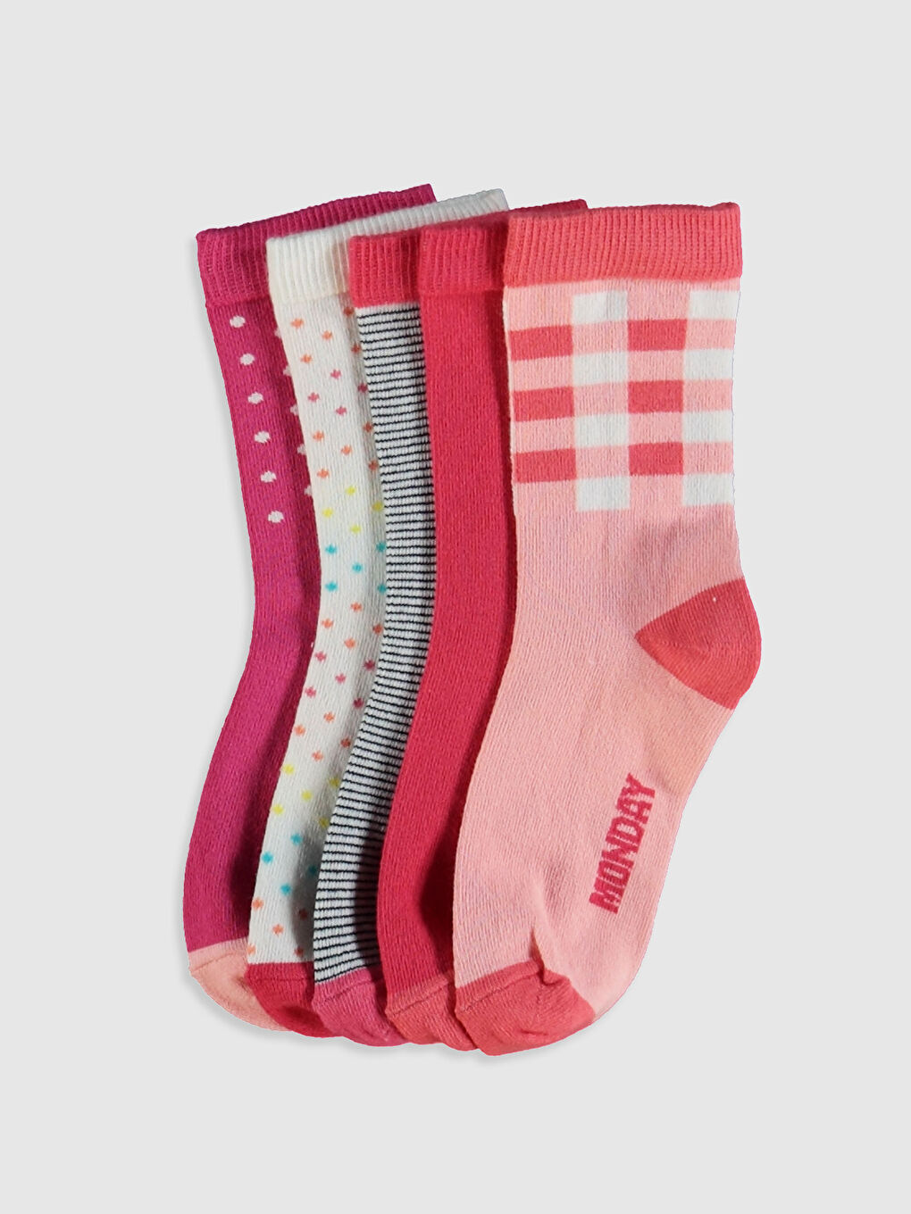Girls' Ankle Socks 5 Pack
