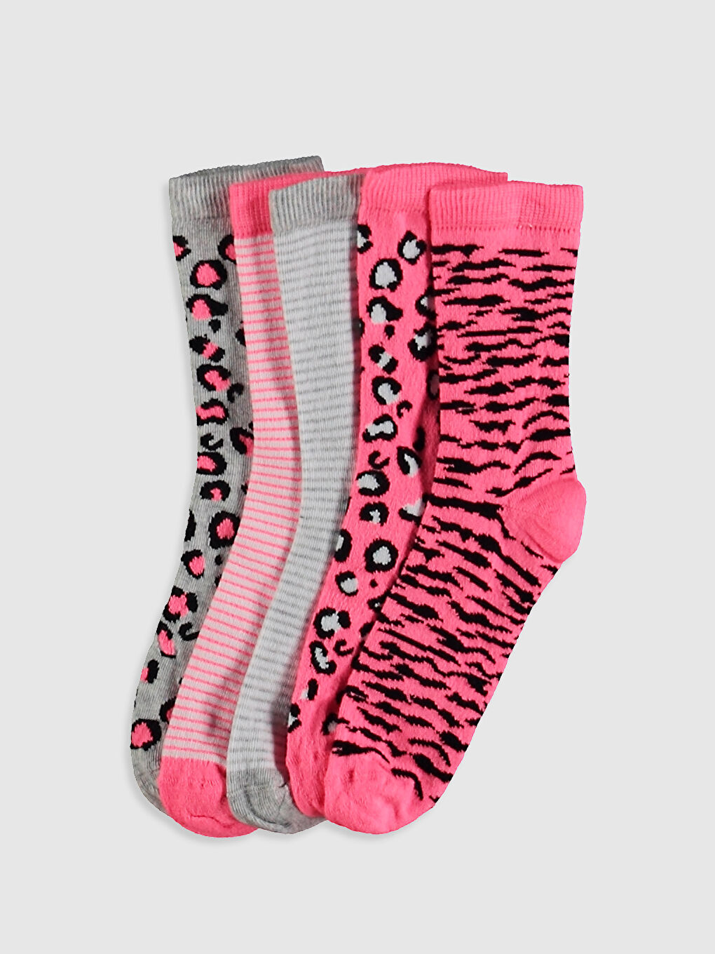 Girls' Ankle Socks 5 Pack