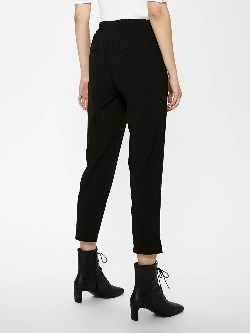 Штани з еластичною талією Carrot Fit-2