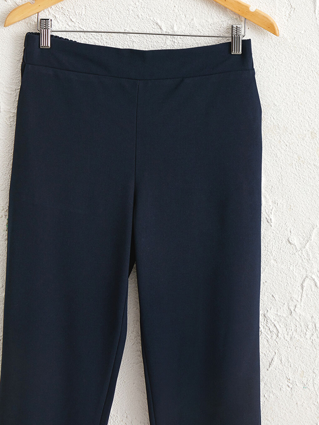 Elasticated Waist Carrot Fit Trousers-2