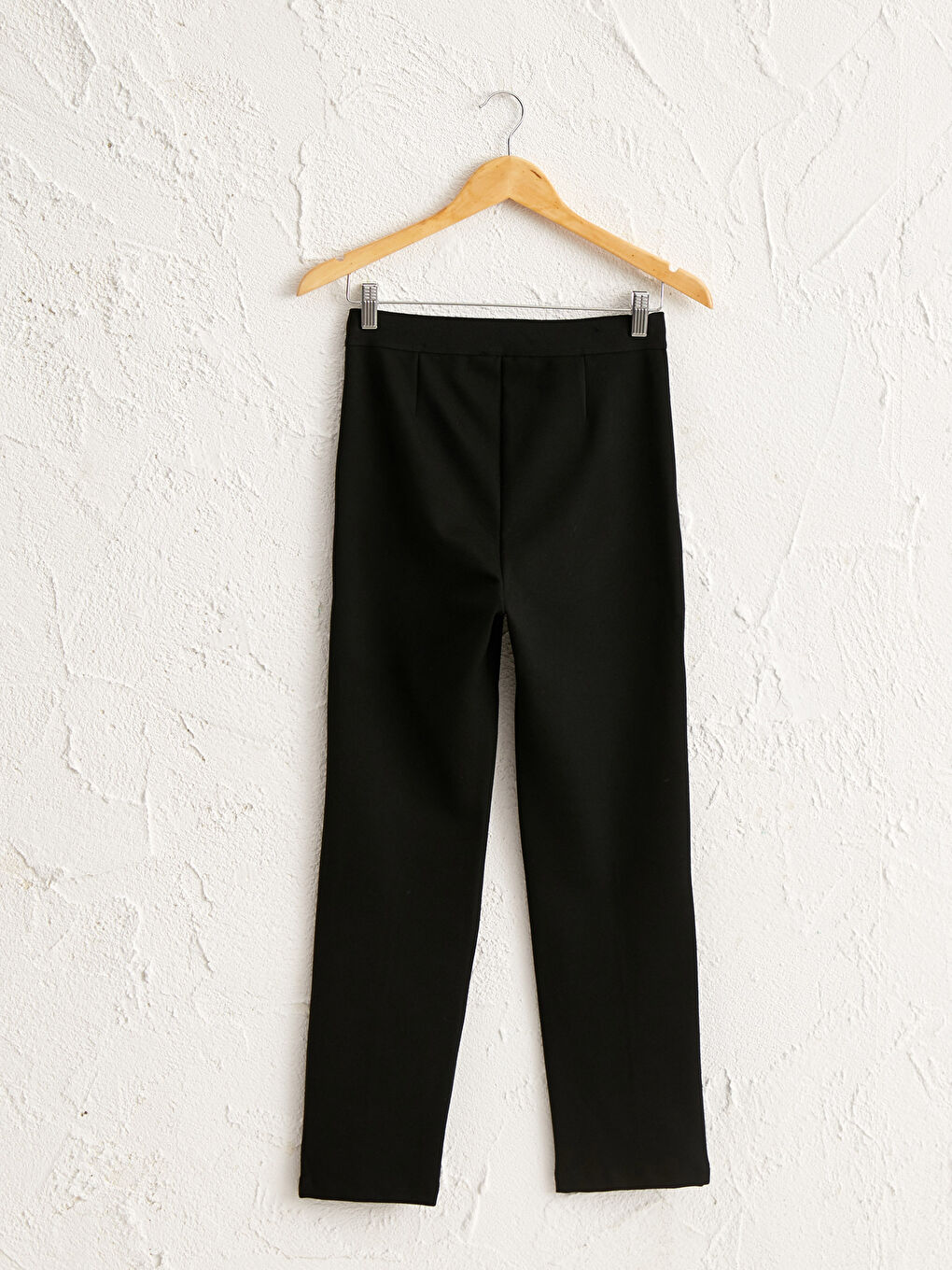 Elastic Waist Ankle Length Trousers-1
