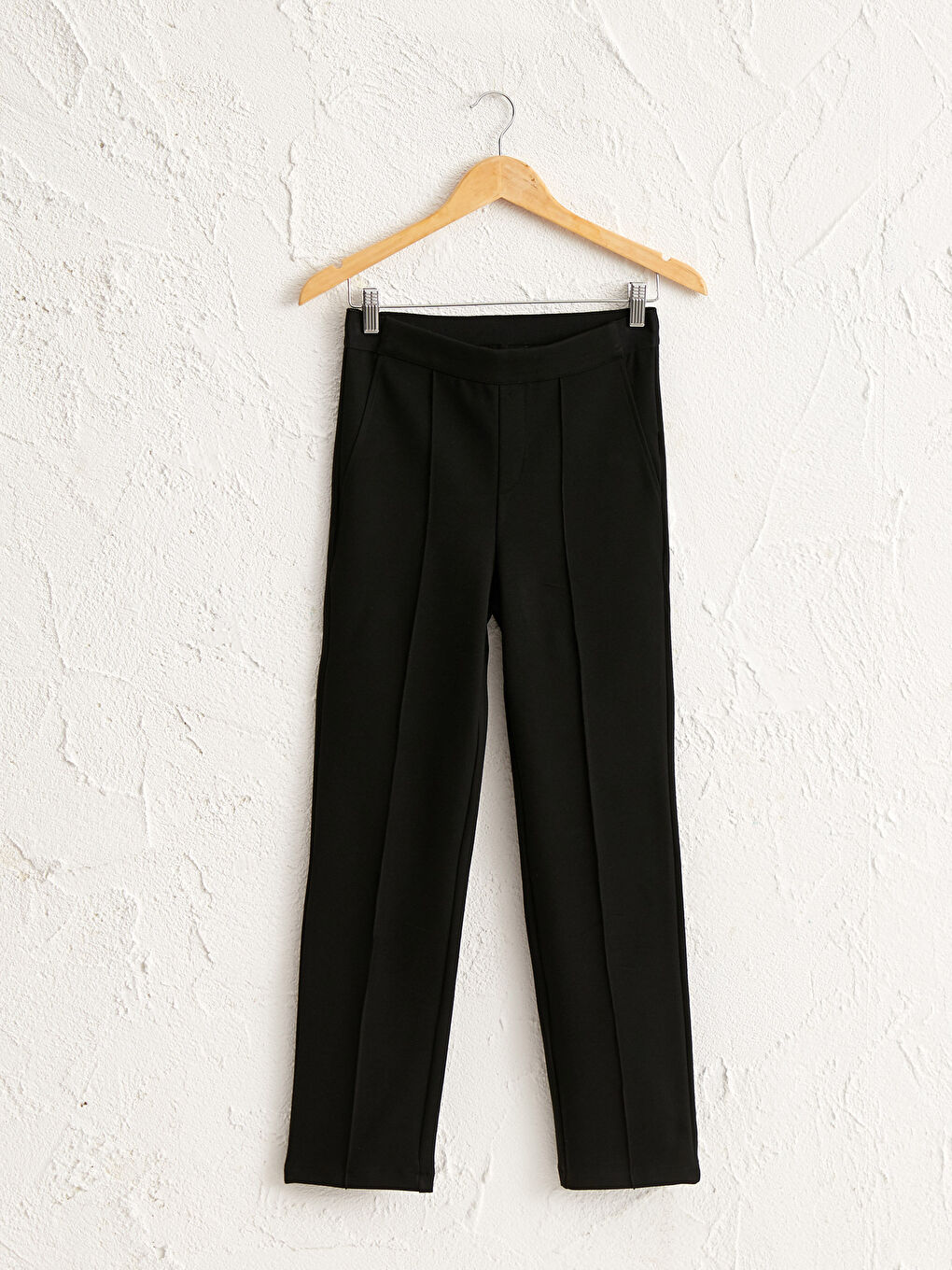 Elastic Waist Ankle Length Trousers