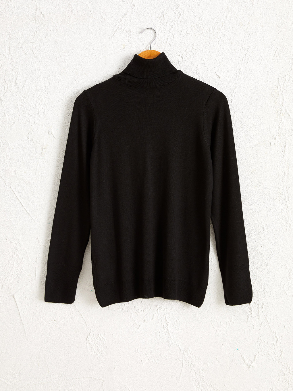Pull-over En Maille Fine À Col Roulé-1