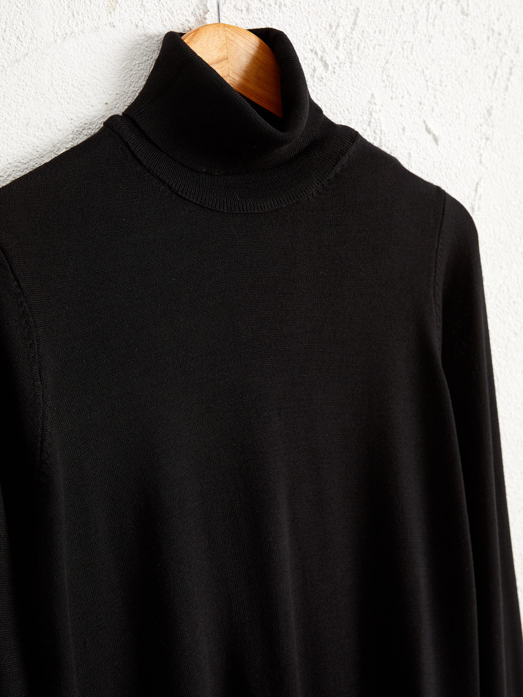 Pull-over En Maille Fine À Col Roulé-2