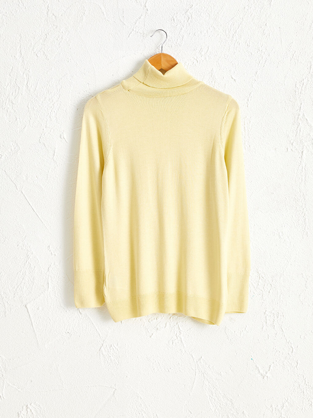 Turtleneck Lightweight Tricot Jumper-1