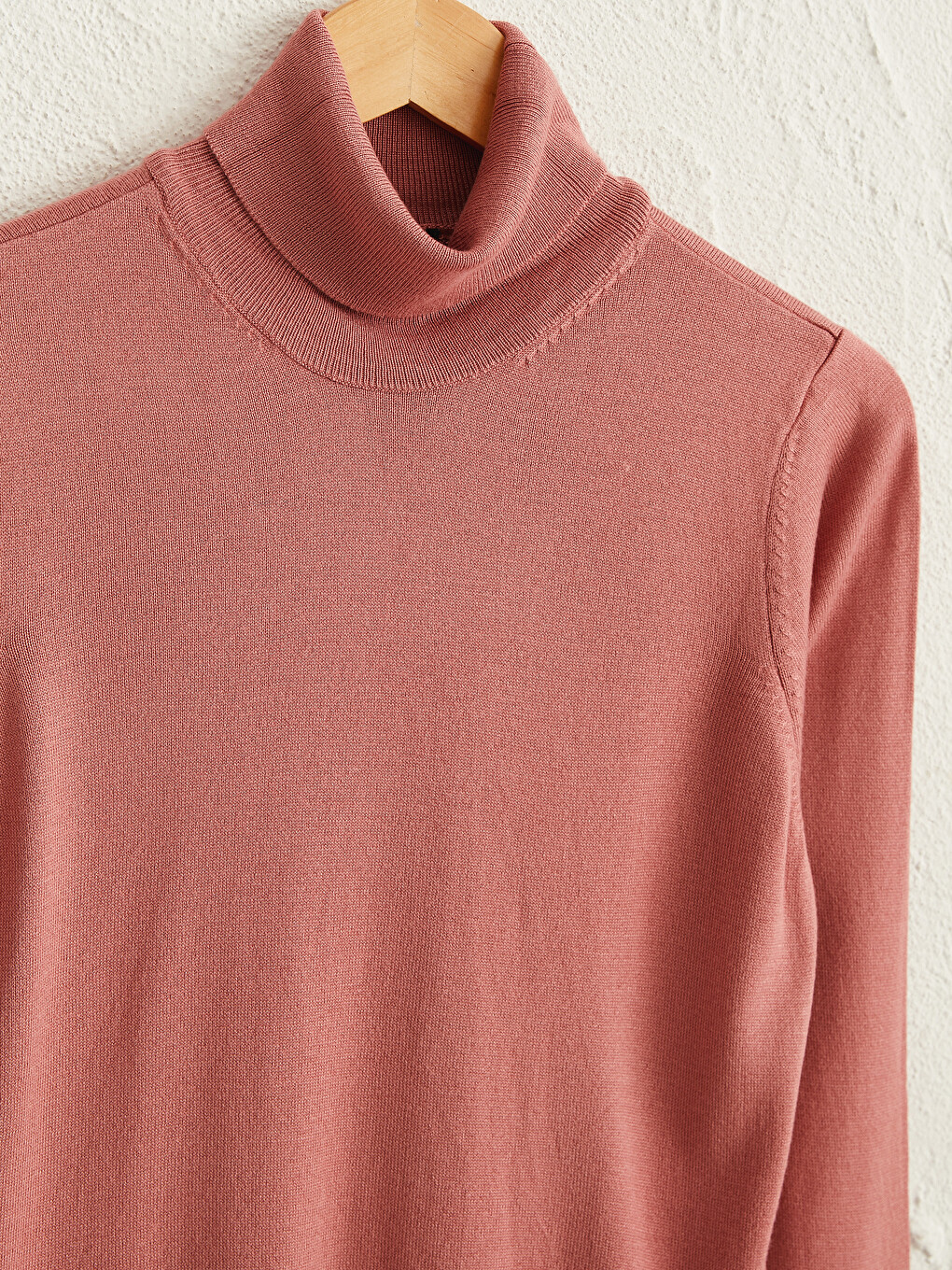 Turtleneck Thin Knitwear Sweater-2