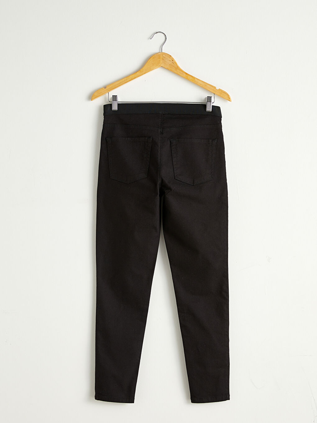 Брюки женские прямого кроя из габардина стандартной посадки-1