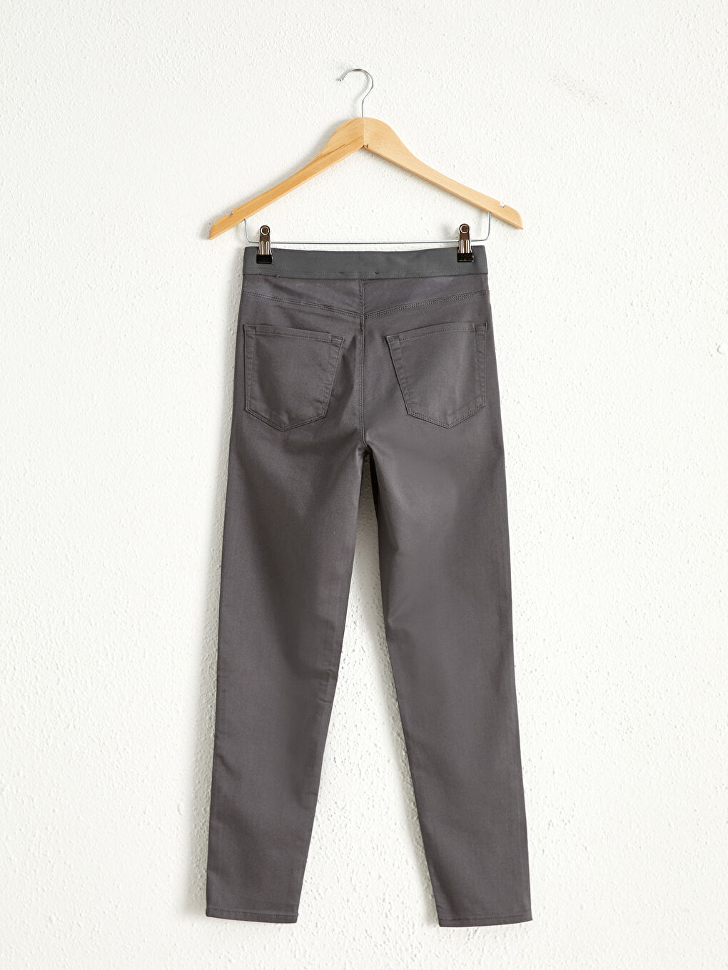 Standard Fit Gabardine Women's Straight Leg Trousers-1