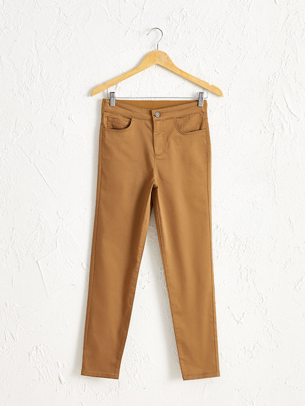 Standard Fit Gabardine Women's Straight Leg Trousers