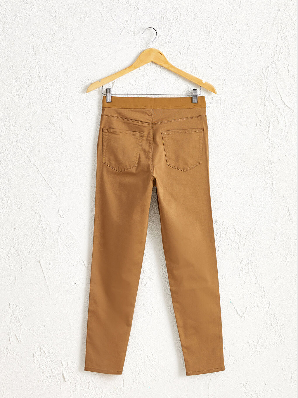 Standard Fit Gabardine Women's Straight Leg Trousers-2