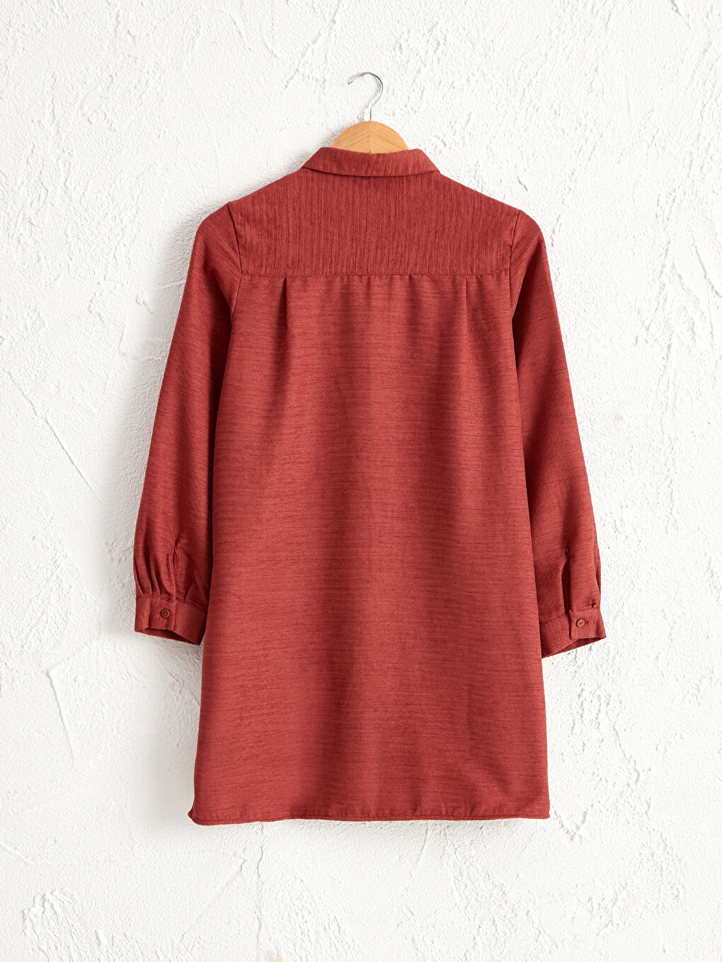 Long Sleeve Velvet Women's Shirt Tunic-1