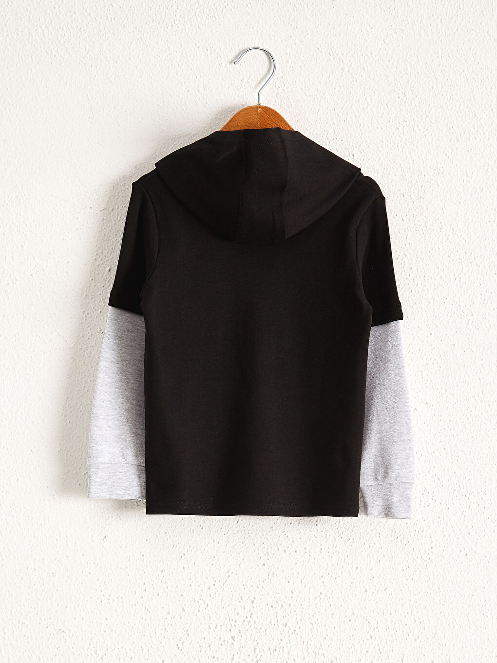 Boy's Printed T-Shirt with Hood-1