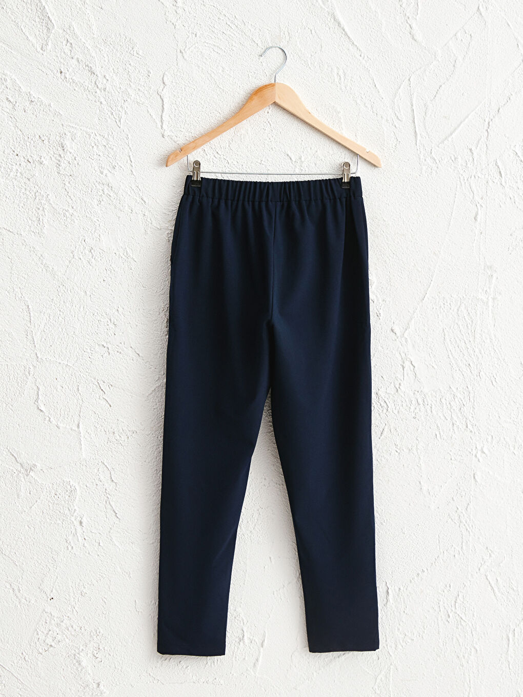 Pantalon Coupe Carotte Longueur Cheville-1