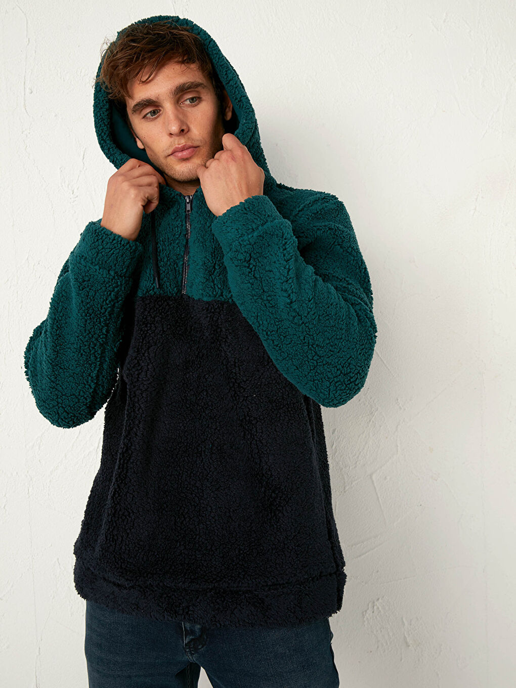 Petrol Polar Hoodie-1