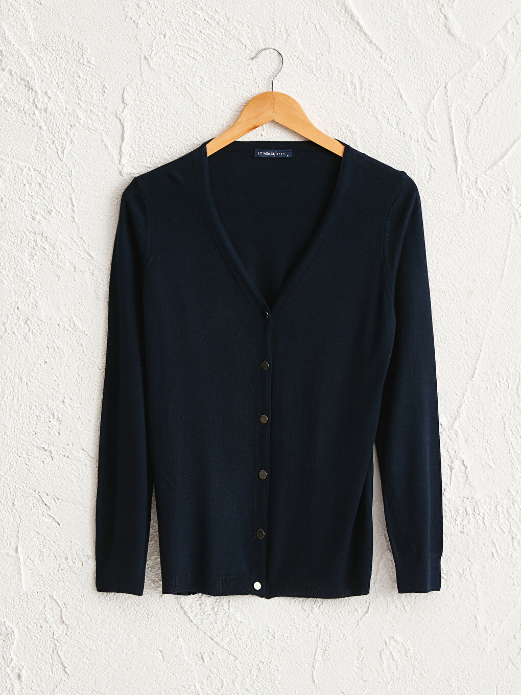 V-Neck Long Sleeve Women's Thin Knitwear Cardigan
