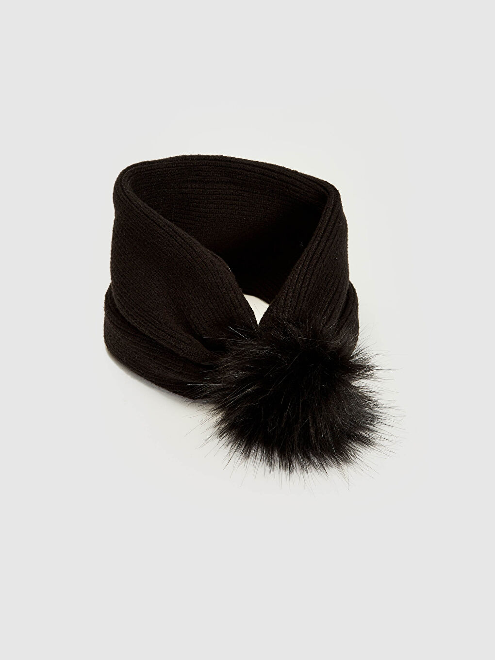 Қыздарға арналған трикотаж берет жүн помпондары бар-1