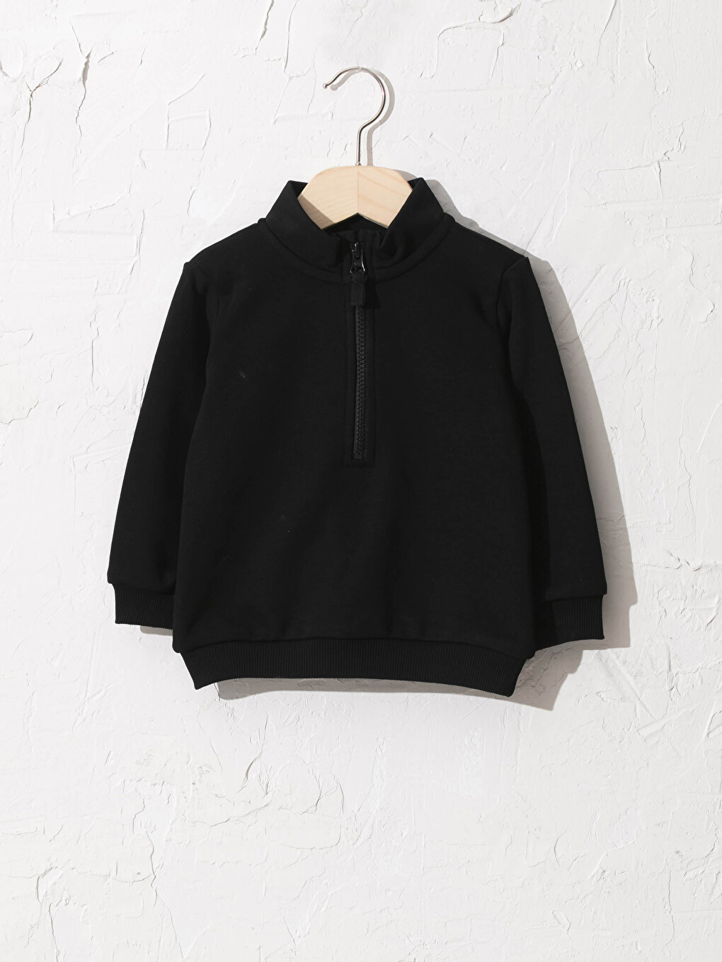 Baby Boy Zipper Detailed Sweatshirt