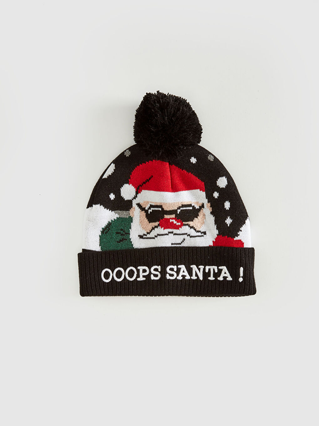 LCW ACCESSORIES Christmas Themed Letter Printed Beanie -0W9218Z8-HUC