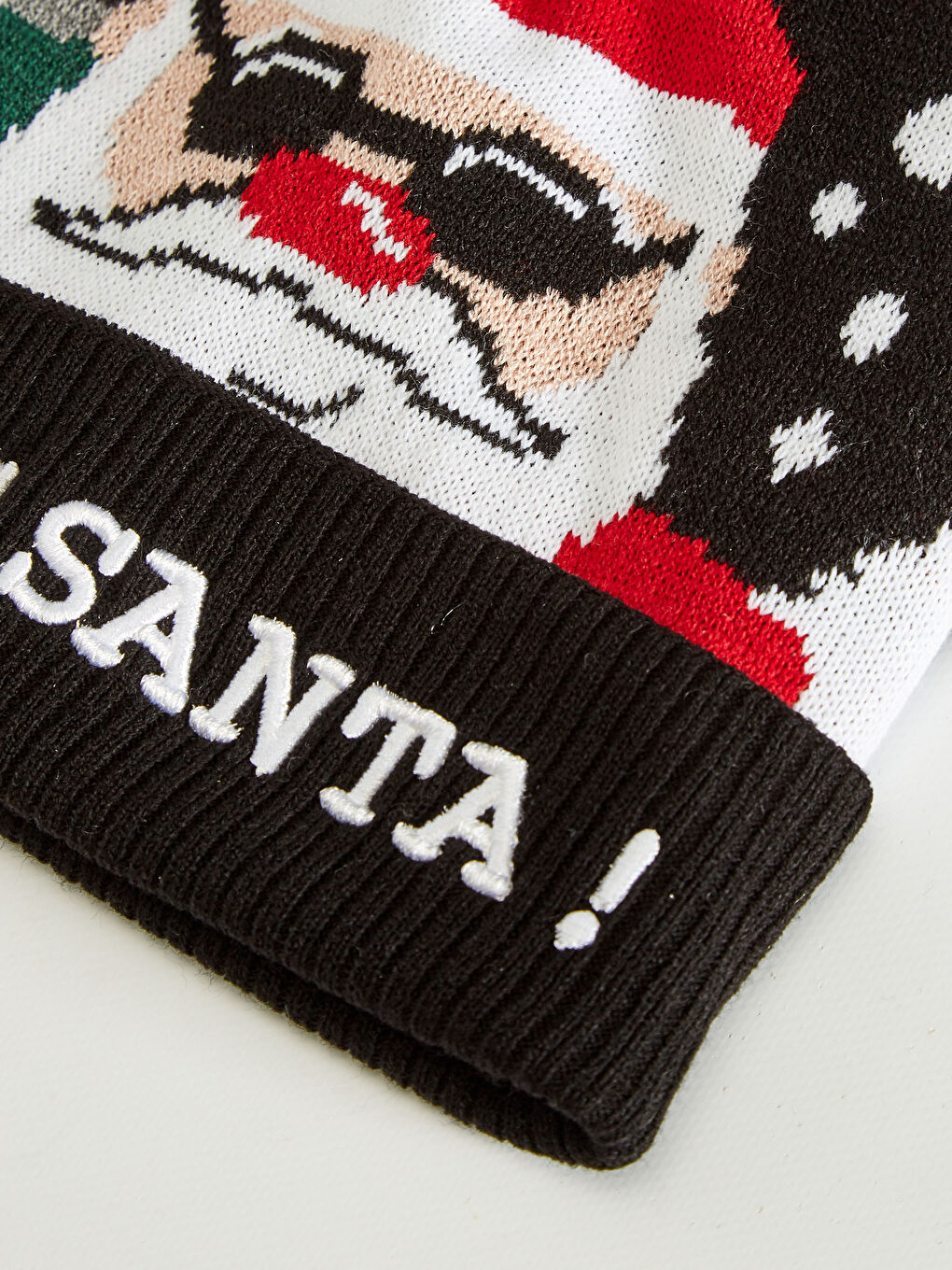 LCW ACCESSORIES Christmas Themed Letter Printed Beanie -0W9218Z8-HUC
