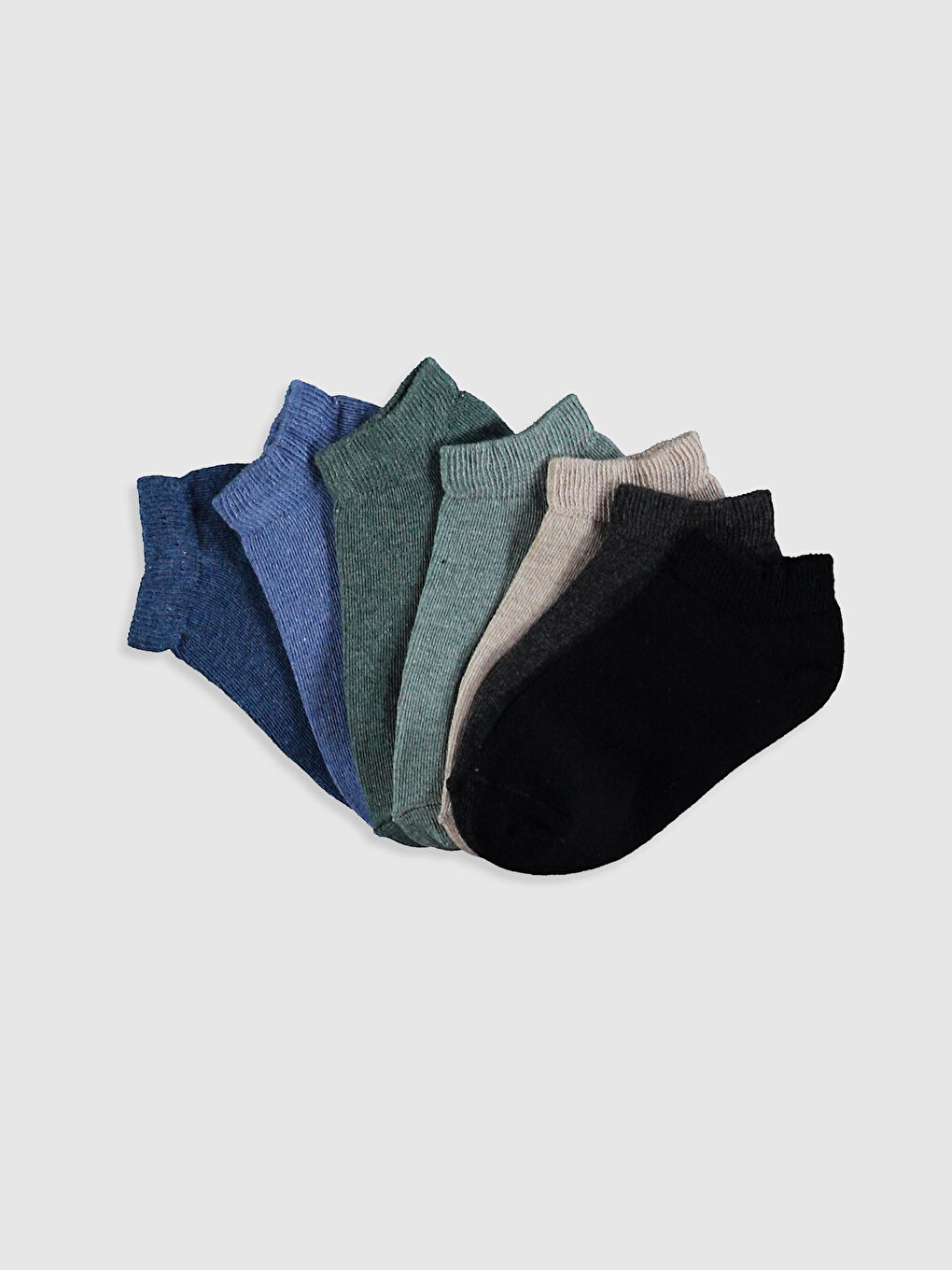 Karışık Erkek Çocuk Patik Çorap 7'li