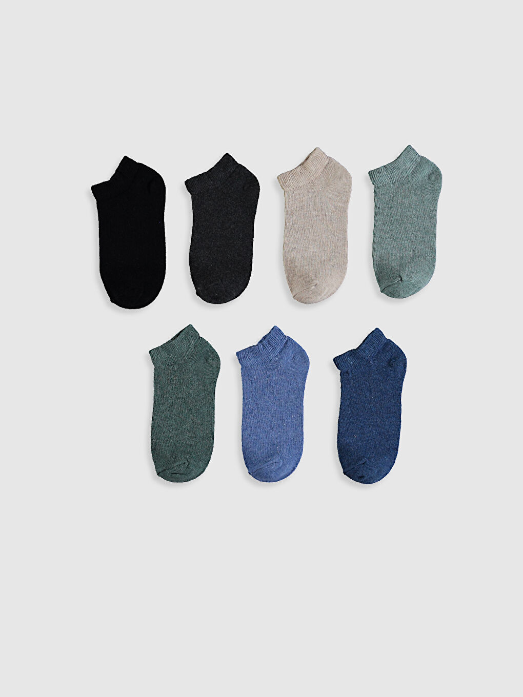 Karışık Erkek Çocuk Patik Çorap 7'li-1