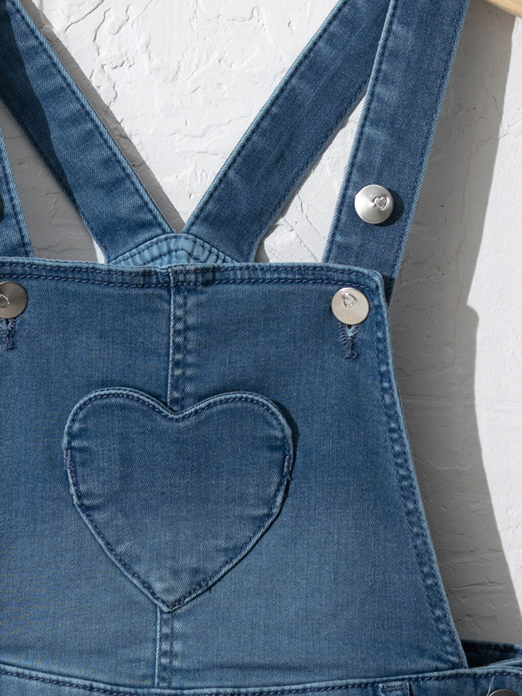 İndigo Kız Bebek Jean Salopet ve Külotlu Çorap-2