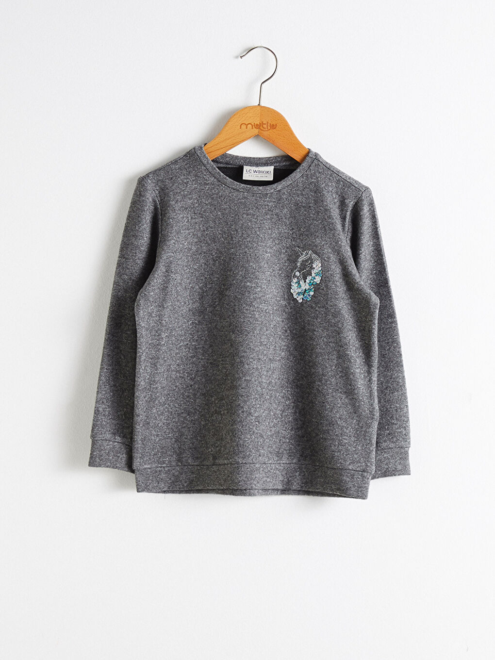 LCW Kids Mädchen Pailletten T-Shirt -0W9434Z4-L8N