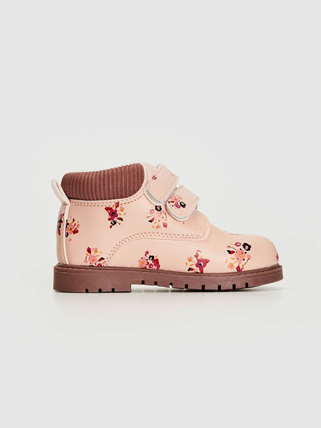 Pembe Kız Bebek Cırt Cırtlı Bot-1