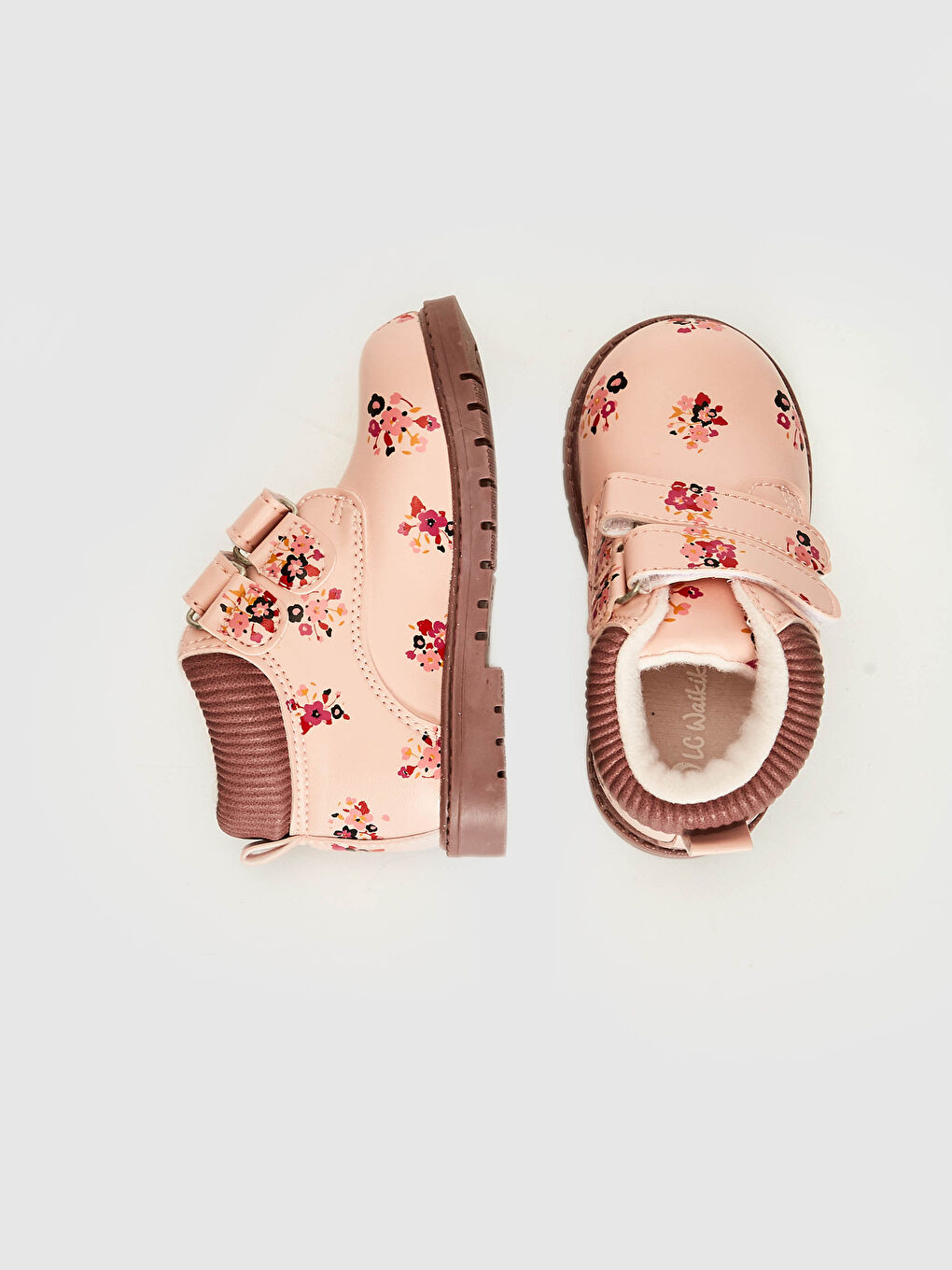 Pembe Kız Bebek Cırt Cırtlı Bot-2