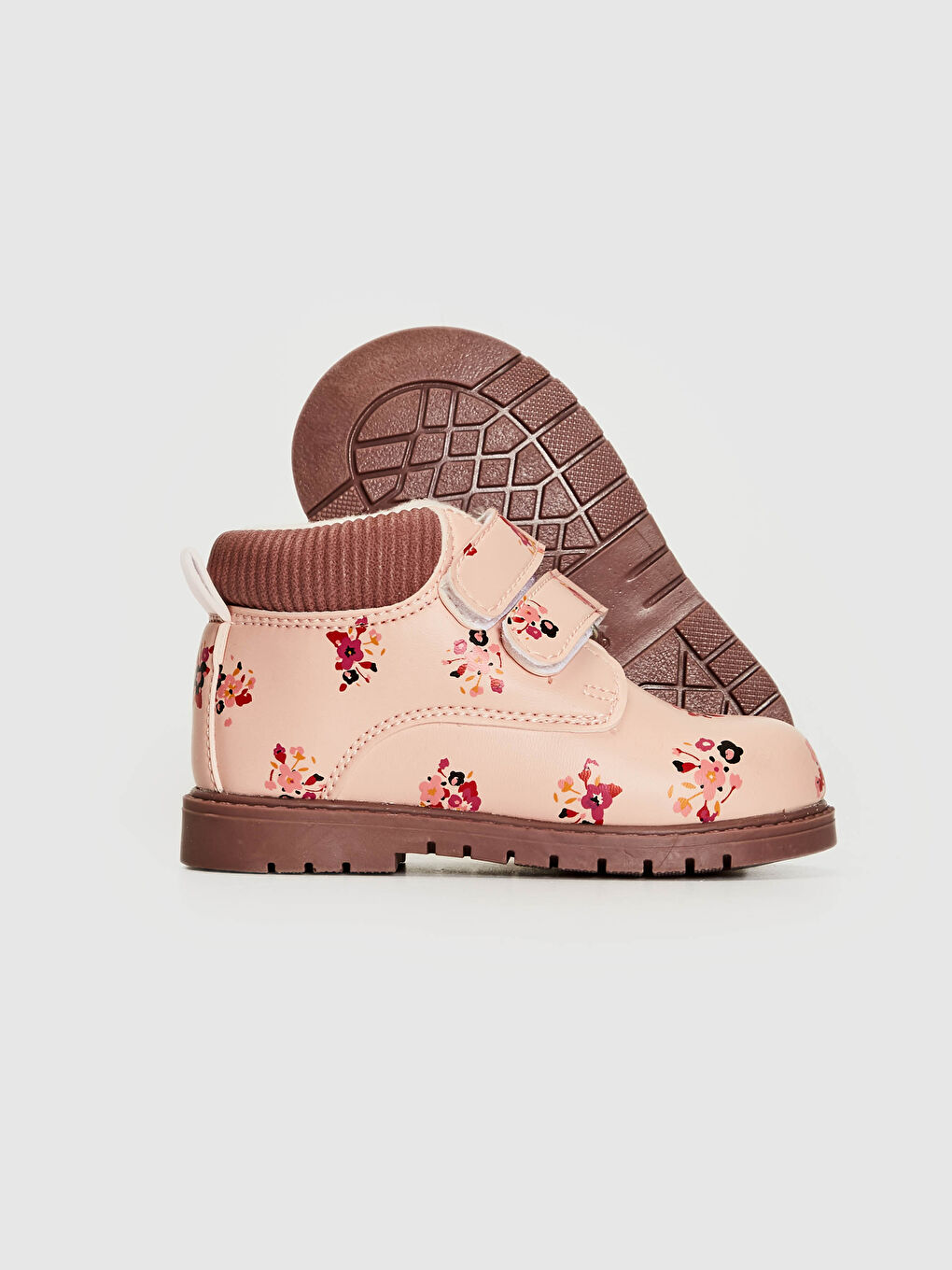 Pembe Kız Bebek Cırt Cırtlı Bot-3