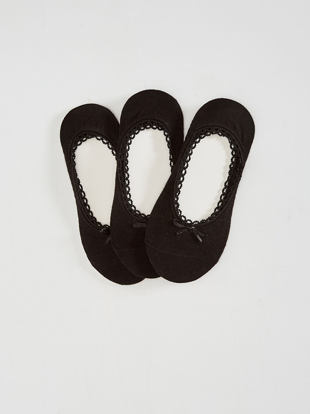 Siyah Kadın Babet Çorap 3'lü