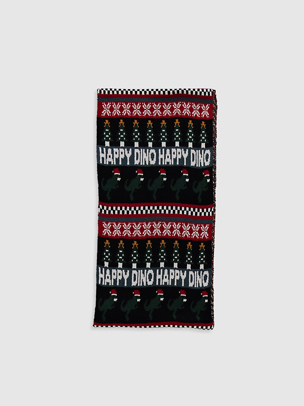 Шарф из трикотажа с принтом-2