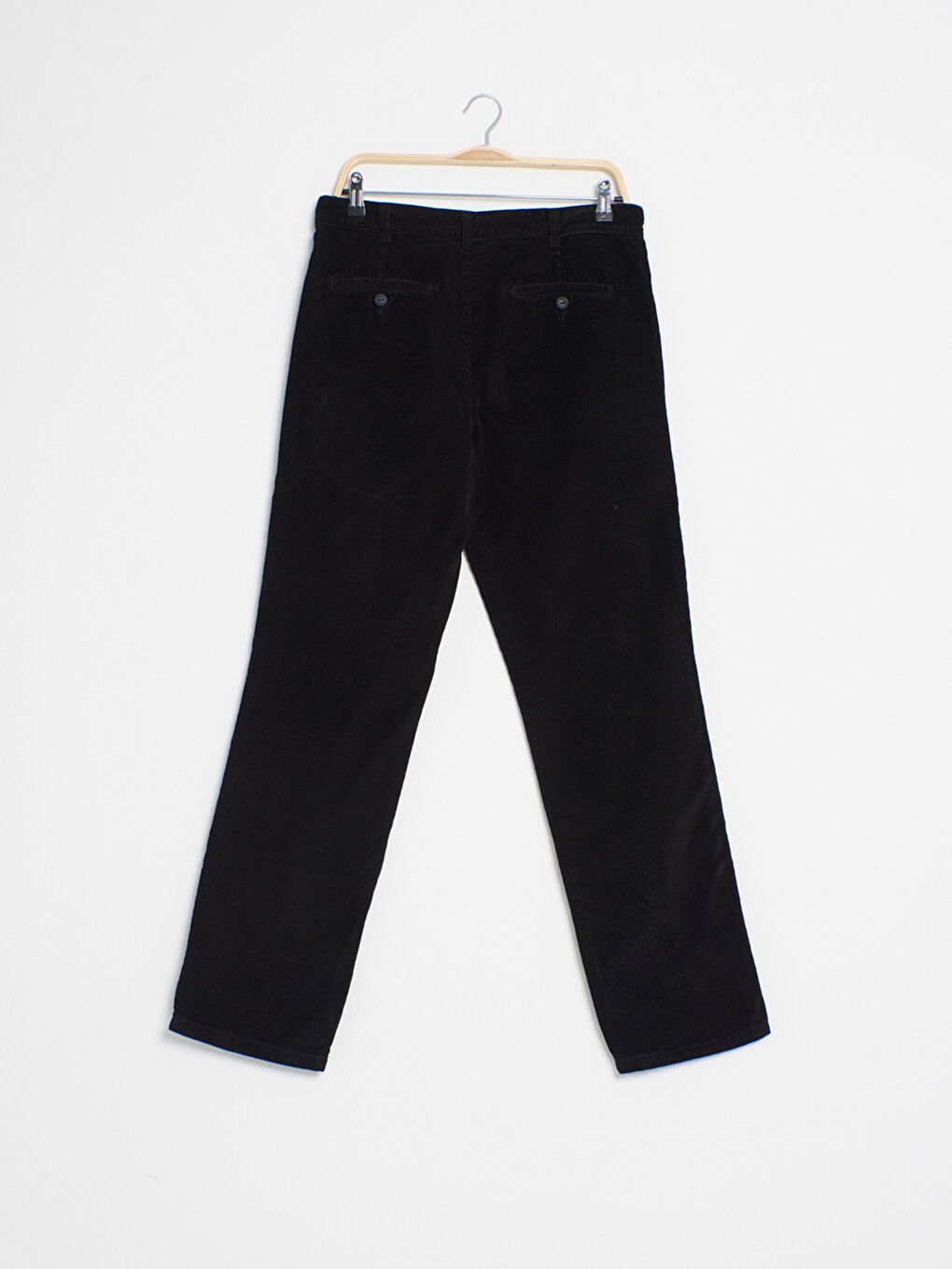 Chino панталон от кадифе с широка кройка-1