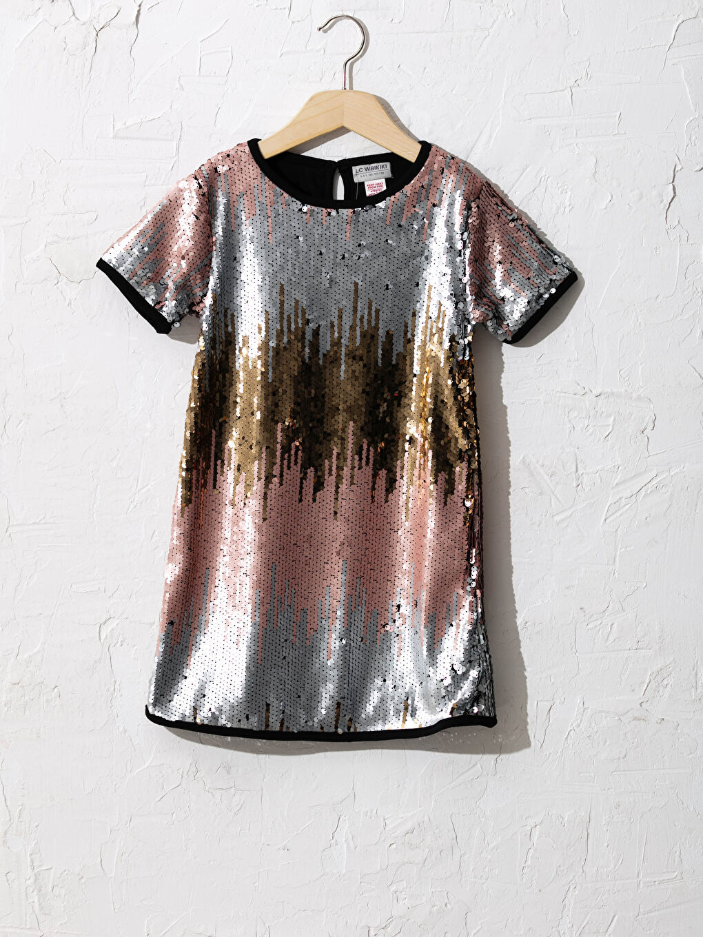 Girl's Double-Sided Sequin Dress