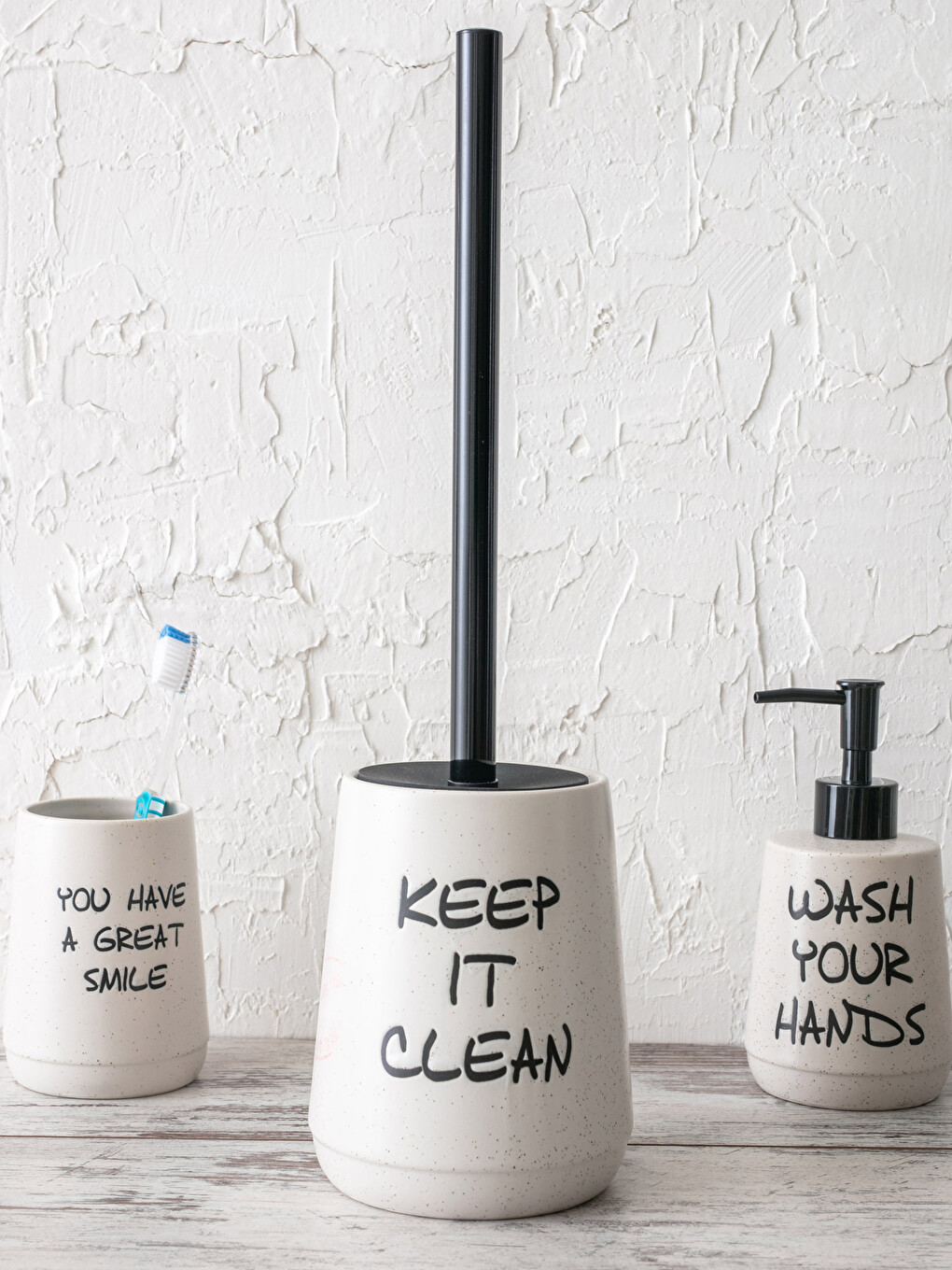 Brosse WC Imprimée en Céramique