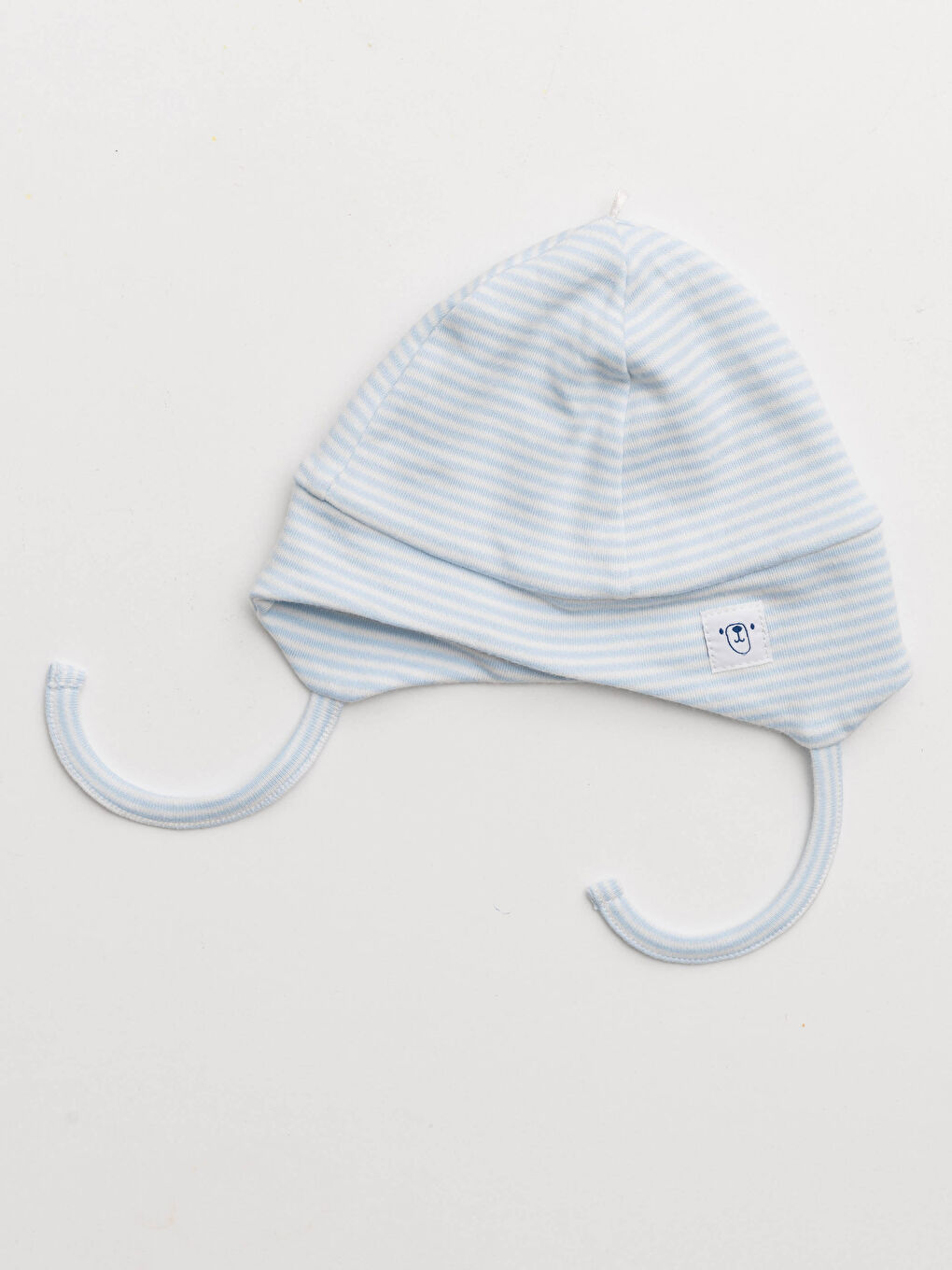 Полосатый берет для малыша мальчика