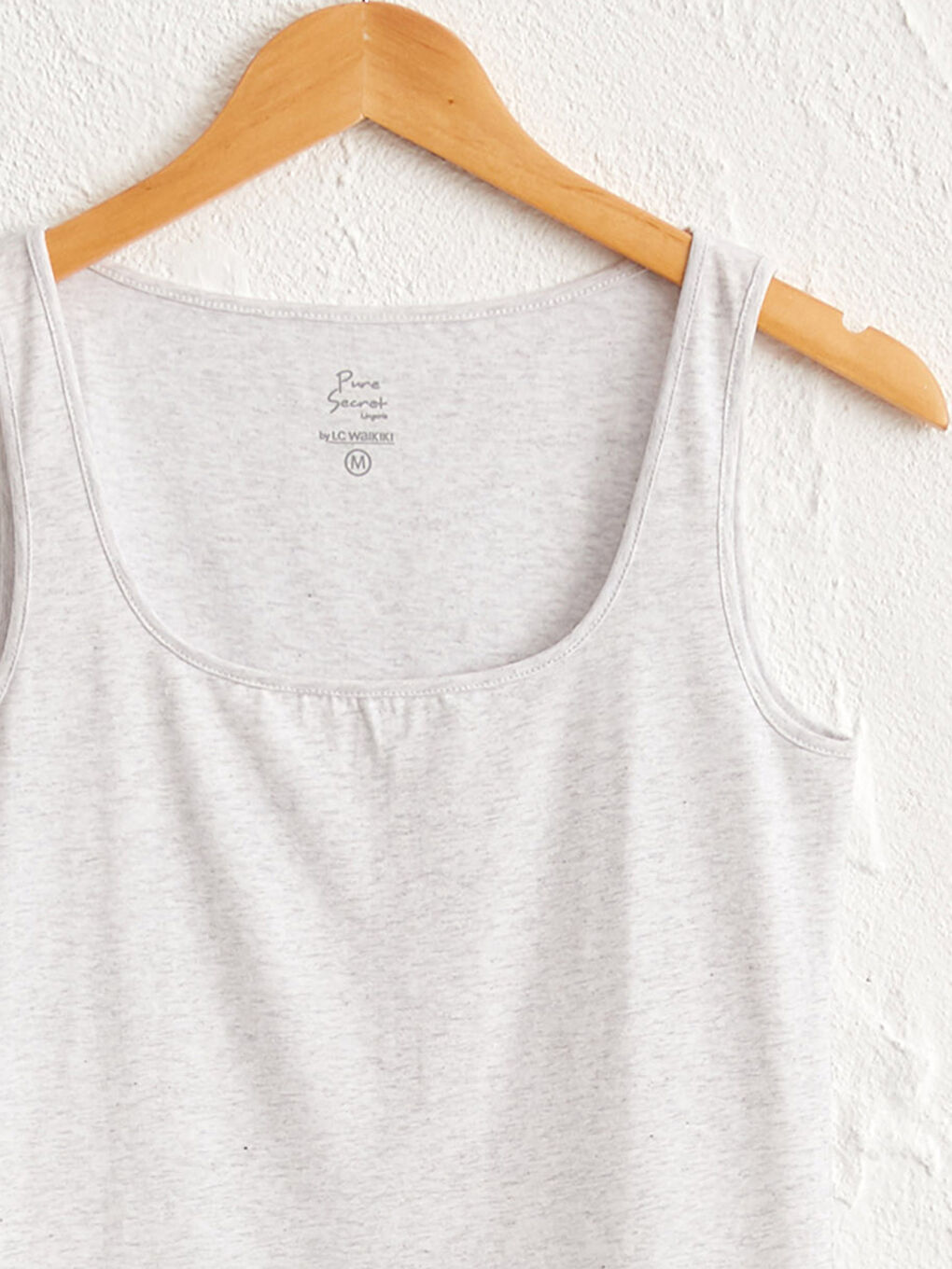 Sous-Vêtement Athlète Uni En Coton À Col U Pour Femmes-1