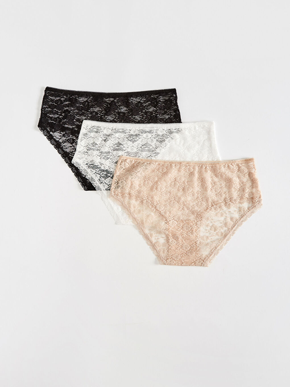 3 штуки мереживних трусиків Хіпстер-1
