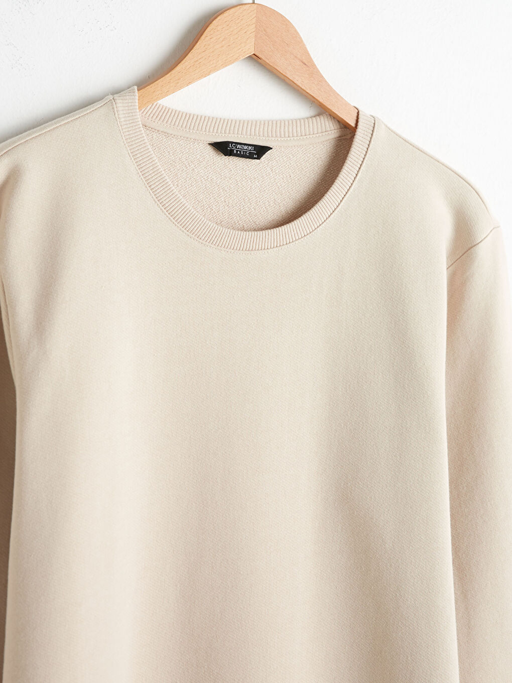 Sweat-shirt Basique Col Rond Coupe Confortable-6