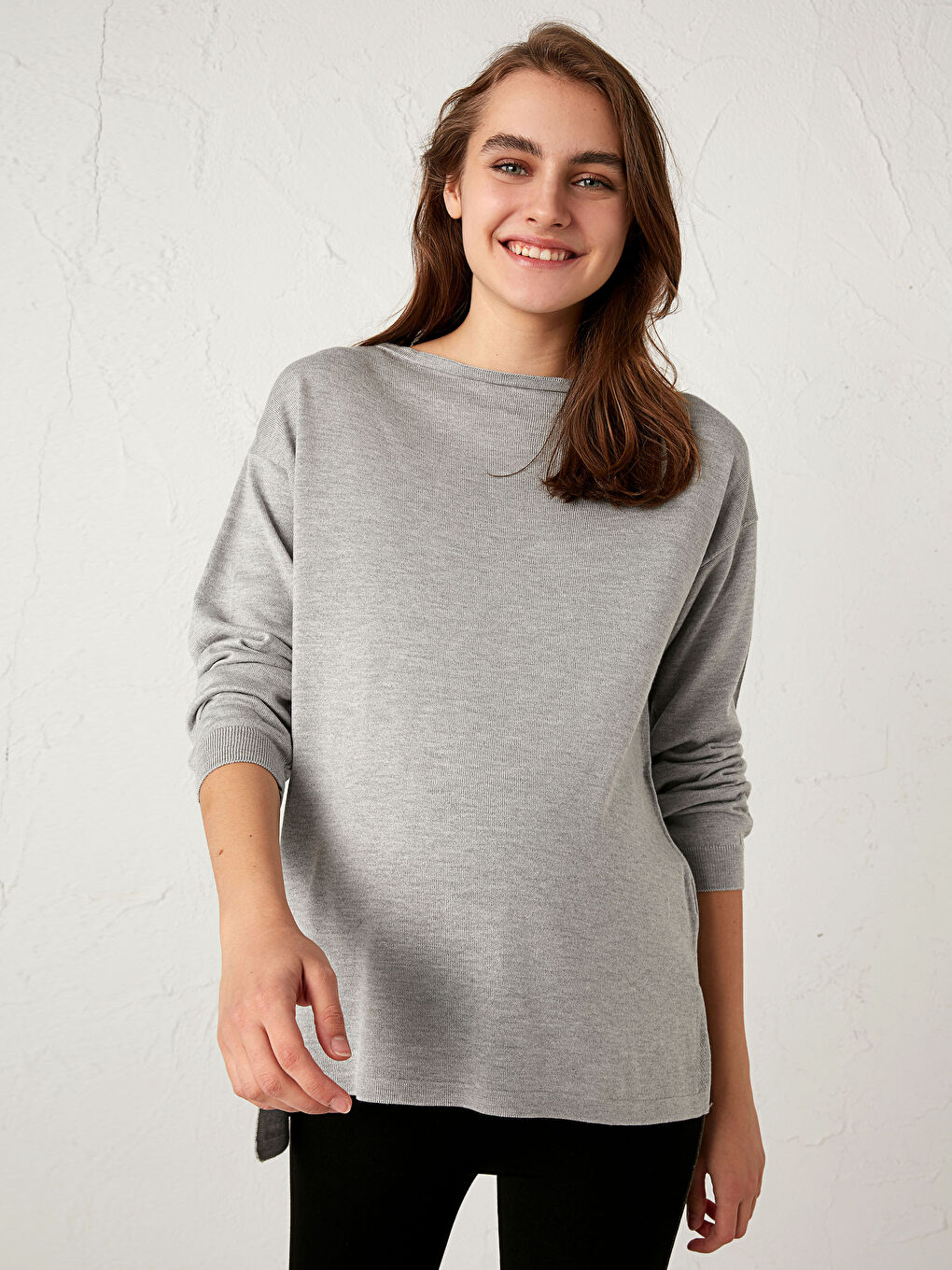 lagani džemper od trikotaže za trudnice-1