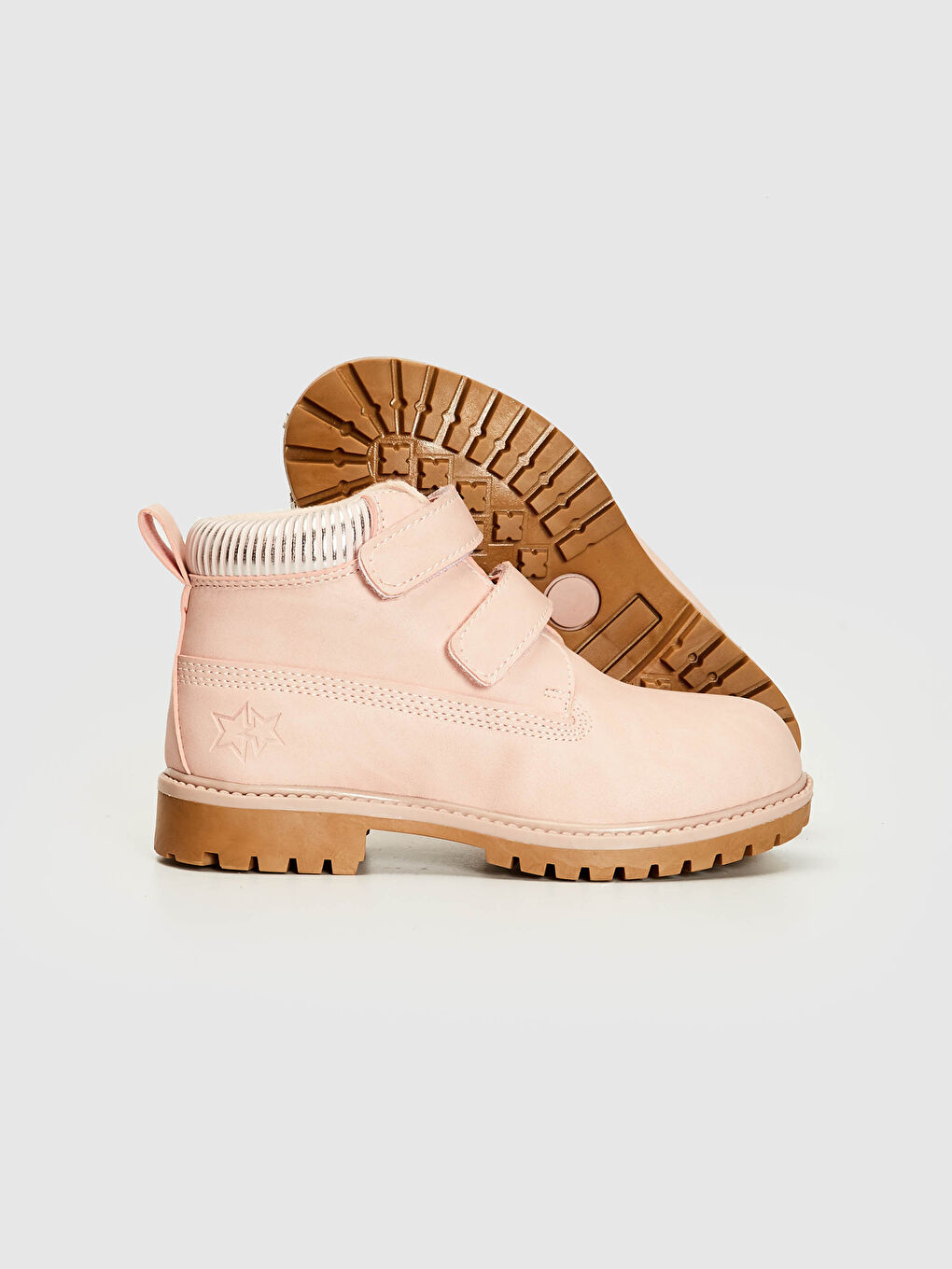 Mädchenstiefel mit Klettverschluss-3