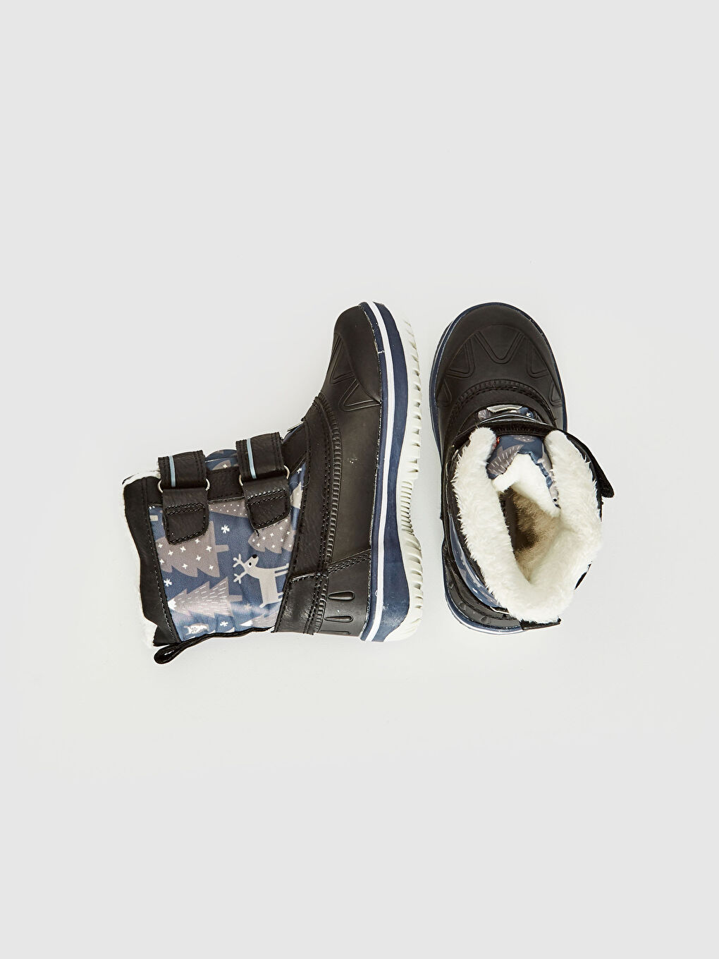 Ботинки для малышей мальчиков с меховой подкладкой-2