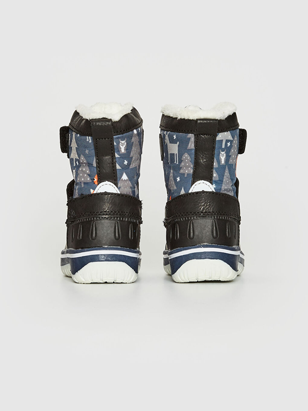 Ботинки для малышей мальчиков с меховой подкладкой-4