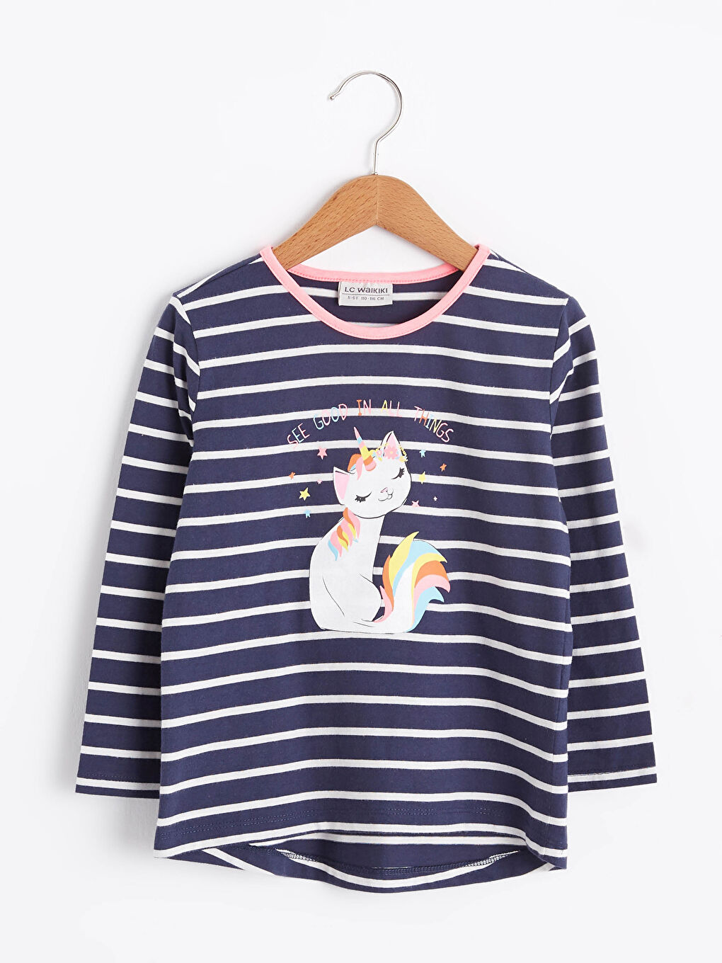 Футболка з принтом для дівчаток з бавовни