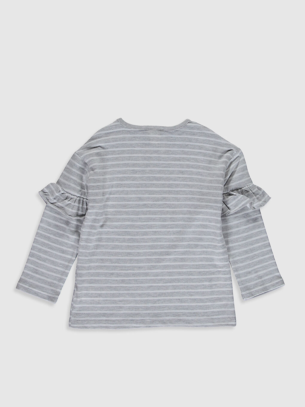 Футболка в полоску для девочек-1
