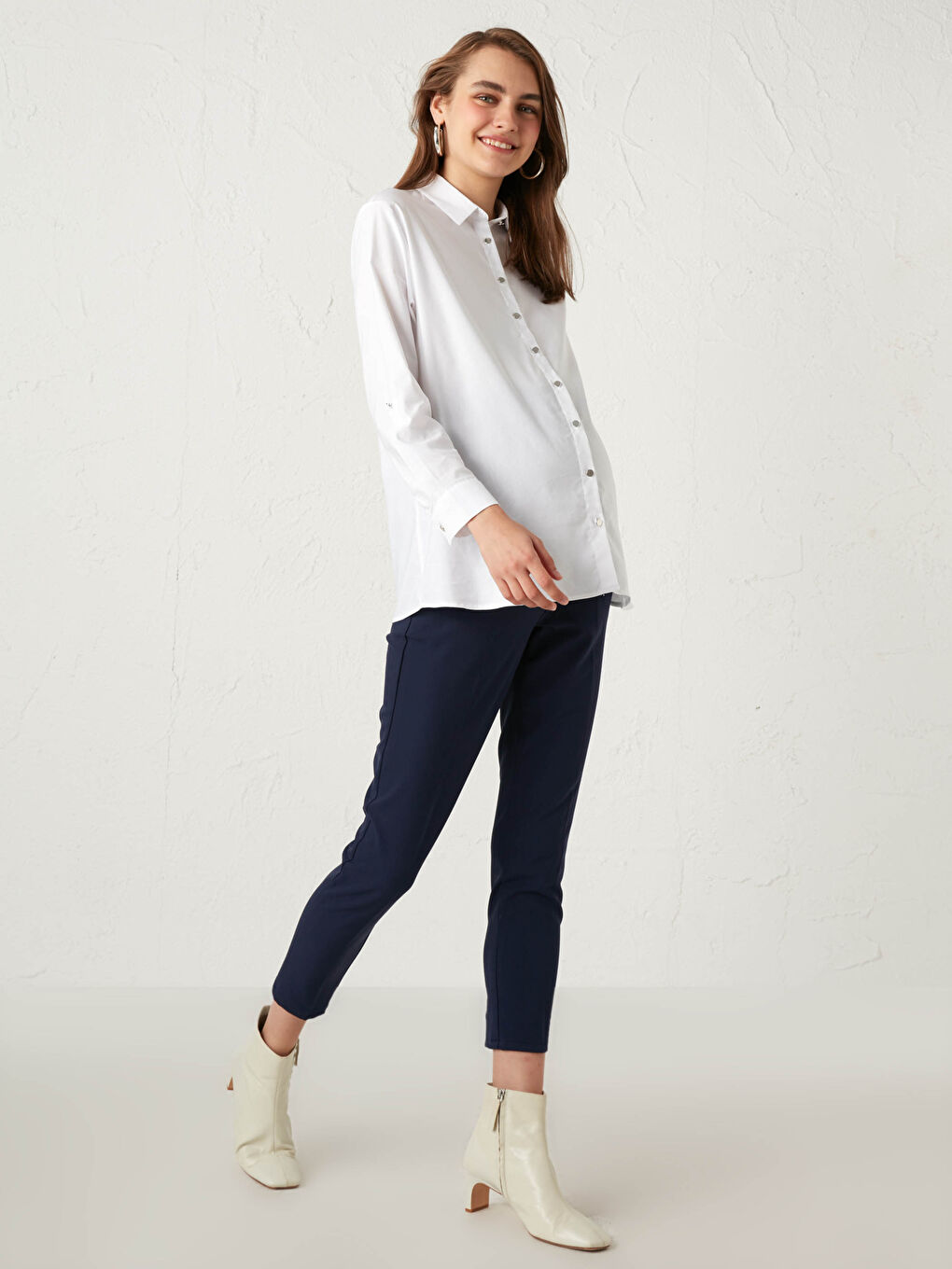 LCWAIKIKI Maternity Maternity Cigarette Trousers -0WG225Z8-HFH