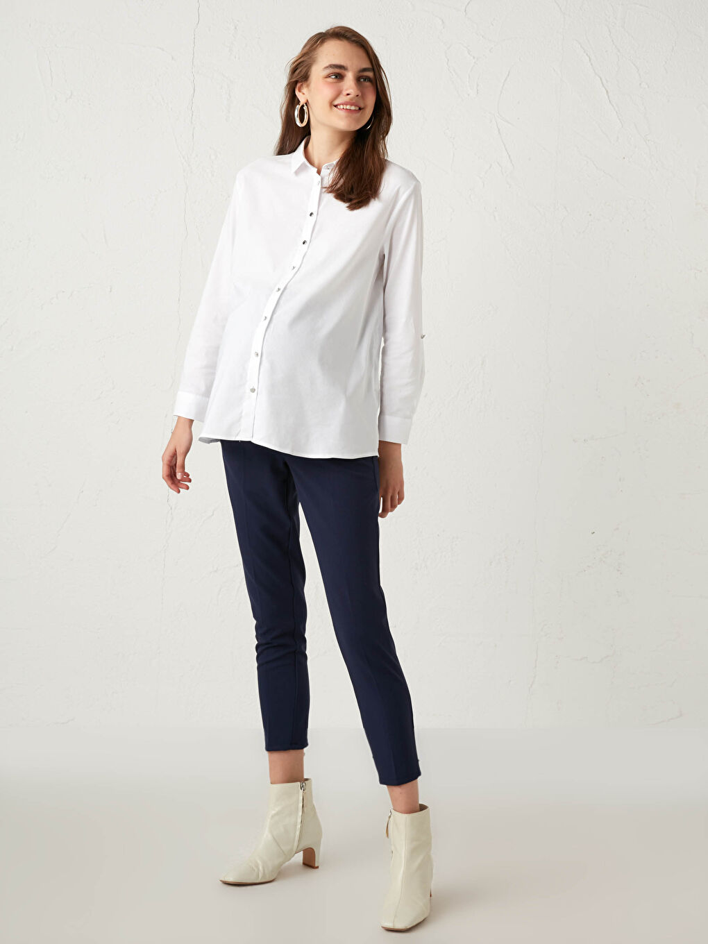 LCWAIKIKI Maternity Maternity Cigarette Trousers -0WG225Z8-HFH