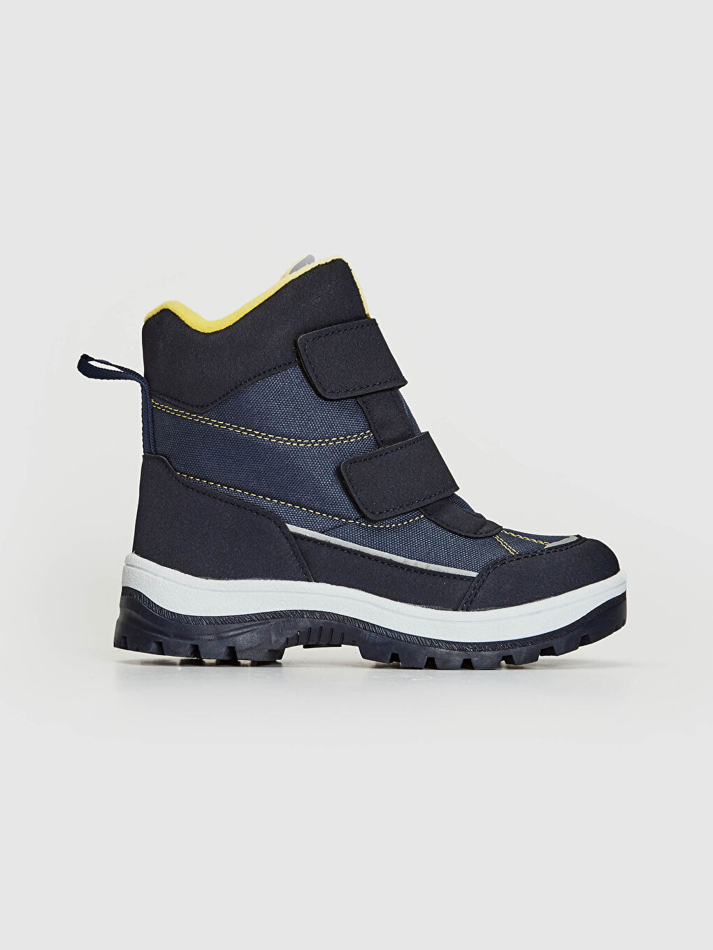 Lacivert Erkek Çocuk Cırt Cırtlı Kar Botu-1